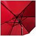 Ombrellone da Giardino ORIENT con regolazione dell'inclinazione, Colore Rosso, 270x270x235 cm - Foto miniatura 4