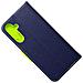 Custodia A Libro Book Cover Case Per Samsung Galaxy A25 5g Sm-a256 Navy-lime - Foto miniatura 3