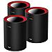 M3000 3-Pack Dual-band (2.4 GHz / 5 GHz) Wi-Fi 6 (802.11ax) Nero, Rosso 1 Interno - Foto miniatura 1