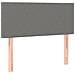 Giroletto A Molle Con Materasso Grigio Scuro 90x190 Cm Tessuto - Foto miniatura 5