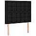 Letto A Molle Con Materasso E Led Nero 90x200 Cm In Tessuto - Foto miniatura 6