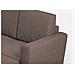 Divano Yasel 2 Posti (due Sedute Da 60cm) + Pouf Misure Esterne L. 152 P. 155 Colore Talpa - Foto miniatura 3