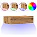 Mobili Porta TV Luci LED 2 pz Rovere Artigianale 60x35x15,5 cm - Foto miniatura 1