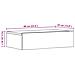 Mobili Porta TV Luci LED 2 pz Rovere Artigianale 60x35x15,5 cm - Foto miniatura 9