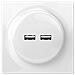 Walli N Presa Energia 2x Usb Bianco - Foto miniatura 1