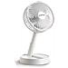 Ventilatore Pieghevole Ricaricabile Senza Fili,Altezza Regolabile, 3 Velocità, Angolo 90°, Batteria Litio 1800mAh, Ricarica USB, Portatile, Conveniente (Bianco, 20 cm Pieghevole) - Foto miniatura 1