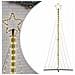 Albero di Natale a LED 447 LED Bianco Caldo 249 cm - Foto miniatura 1