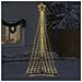 Albero di Natale a LED 447 LED Bianco Caldo 249 cm - Foto miniatura 3