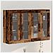 Armadi a Muro 2 pezzi Legno Vecchio 69.5x34x90 cm Legno Ingegnerizzato - Foto miniatura 2