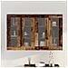Armadi a Muro 2 pezzi Legno Vecchio 69.5x34x90 cm Legno Ingegnerizzato - Foto miniatura 4