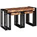 Tavoli da Annidamento 3 pcs Legno Massello Recuperato - Foto miniatura 6