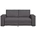Sofa Grigio 140 cm in Pelle Sintetica - Foto miniatura 5