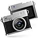 Mini Fotocamera Luminosa: Registrazione Hd 1080p, Schermo Ips Da 0.96"" E Design Retro Black - Foto miniatura 1