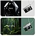 Mini Fotocamera Luminosa: Registrazione Hd 1080p, Schermo Ips Da 0.96"" E Design Retro Black - Foto miniatura 3