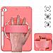 Custodia Per Ipad Mini 5/mini 4 7.9"" Con Supporto E Alloggiamento Per Stilo Rosa - Foto miniatura 3