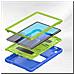 Custodia Per Ipad Mini 6 2021/ 8,3” Armata Con Supporto E Alloggiamento Per Stilo Blu - Foto miniatura 2
