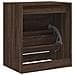 Scarpiera Rovere Marrone 60x42x69 cm in Legno Multistrato - Foto miniatura 7