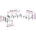 Set Divano da Giardino 7 pcs Antracite Acciaio - Foto miniatura 7