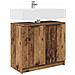 Mobile da Bagno con porta Legno vecchio 64,5 x 33,5 x 59 cm - Foto miniatura 3