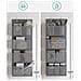ORGANIZER RDH04G Tessuto non tessuto grigio da appendere 4 scomparti - Foto miniatura 6