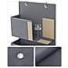 ORGANIZER RDH04G Tessuto non tessuto grigio da appendere 4 scomparti - Foto miniatura 7