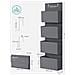ORGANIZER RDH04G Tessuto non tessuto grigio da appendere 4 scomparti - Foto miniatura 5