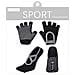 Set Guanti E Calzini Yoga Antiscivolo - Ideale Per Pilates, Danza E Fitness Black - Foto miniatura 1