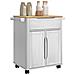 Carrello da Cucina FLORO Bianco 72,5 x 45 x 80 cm - Foto miniatura 3