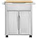 Carrello da Cucina FLORO Bianco 72,5 x 45 x 80 cm - Foto miniatura 6