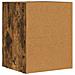 Comodino Rovere fumé 40 x 35 x 50 cm Legno multistrato - Foto miniatura 6