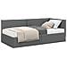 Struttura Letto Angolare con Materasso 2 pcs Grigio Velluto - Foto miniatura 1