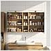 Set di Armadi da Bagno con lo scaffale 3 pcs 120 x 14,5 x 70 cm - Foto miniatura 2