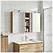 Set di Armadi da Bagno con lo scaffale 3 pcs 120 x 14,5 x 70 cm - Foto miniatura 4