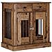 Mobile da cassa per cani Legno antico 80 x 47,5 x 80 cm - Foto miniatura 1