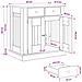 Mobile da cassa per cani Legno antico 80 x 47,5 x 80 cm - Foto miniatura 8