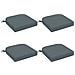 Cuscini per sedile a 4 pezzi SOEST 4 pcs 100% Poliestere Blu - Foto miniatura 1