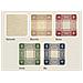 Set Cuscini Coprisedia Imbottiti Sfoderabili Modello Dama Made In Italy Morbidone 4Pz Blu - Foto miniatura 1