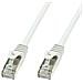 ICOC LS6-010-WHT - Cavo di rete Patch in rame Cat. 6 Bianco SFTP LSZH 1m - Foto miniatura 1