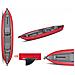 Canoa Gonfiabile Twist2/1 Rossa Con Pinna 045355-r (5c/11c) - Foto miniatura 1