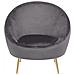 Sedia In Velluto Grigio Langa - Foto miniatura 10