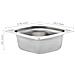 Contenitori Per Alimenti 12 Pz Gn 1/6 65 Mm In Acciaio Inox - Foto miniatura 8