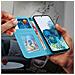Custodia Samsung Galaxy S20 Portafoglio Supporto Video Cover Soft Touch Blu - Foto miniatura 8