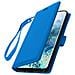 Custodia Samsung Galaxy S20 Portafoglio Supporto Video Cover Soft Touch Blu - Foto miniatura 4