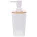 Dispenser Sapone Bianco In Bambù, Da 7,6x7,3x17,5 Cm Bianco - Foto miniatura 1