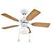 78704 Ventilatore Da Soffitto Princess Radiance Ii 90 Cm Bianco Per Interni, Kit Di Luce Con Cupola Di Vetro Smerigliato Opale. - Foto miniatura 2