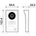 Kit Videocitofono 2 Fili Monofamiliare Lcd 7"" Bianco - Foto miniatura 2