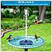 Fontana Ad Acqua Ad Energia Solare Da 18 Cm Con Illuminazione Led Colorata - Foto miniatura 11