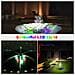 Fontana Ad Acqua Ad Energia Solare Da 18 Cm Con Illuminazione Led Colorata - Foto miniatura 5