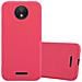 Custodia Compatibile Con Motorola Moto C Plus In Candy Rosso - Coperchio Protettivo In Silicone Tpu Flessibile - Foto miniatura 1