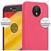 Custodia Compatibile Con Motorola Moto C Plus In Candy Rosso - Coperchio Protettivo In Silicone Tpu Flessibile - Foto miniatura 5